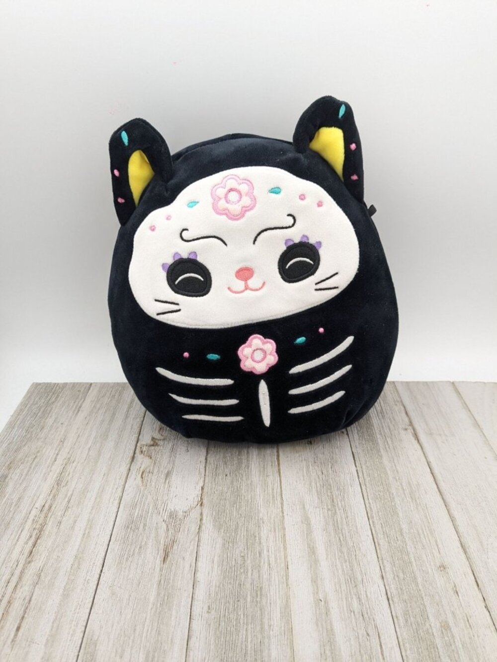 Squishmallow 8" Plush Soft Stuffed Animal Zelina Day Of The Dead Cat Halloween